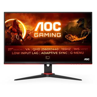 27" (68,58cm) AOC Q27G2E/BK schwarz 2560x1440 1x DisplayPort 1.2