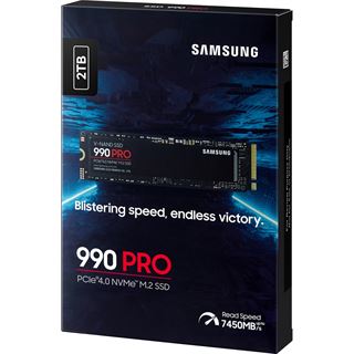2TB Samsung 990 PRO M.2 PCIe 4.0 3D-NAND TLC (MZ-V9P2T0BW)