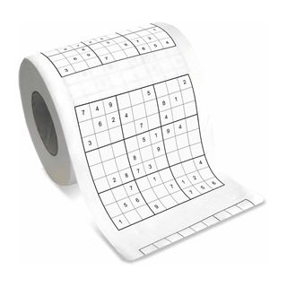 ThumbsUp! Toilettenpapier "Sudoku" 15m/150Blatt weiß