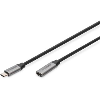 Digitus Verl&auml;ngerrungskabel USB3.0/C -> C St/St 1m schwarz
