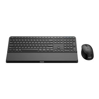 Philips Desktop SPT6607B kabellos Combo Slim Black
