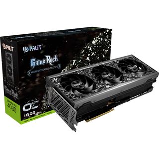 16GB Palit GeForce RTX 4080 GameRock OC Aktiv PCIe 4.0 x16 (Retail)