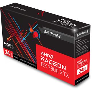 24GB Sapphire Radeon RX 7900 XTX GAMING Aktiv PCIe 4.0 x16 (Lite