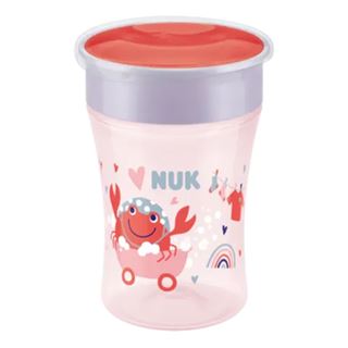 NUK Trinkbecher Magic Cup 230ml Girl m. Trinkrand u. Deckel