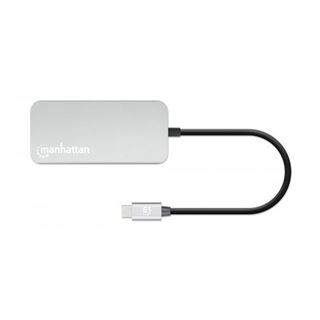 Manhattan USB-C 8-in-1 Dockingstation HDMI RJ45 3xUSB-A