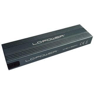 LC-Power M.2 LC-M2-C-MULTI-3 USB3.2 M.2-SSD-Gehäuse (NVMe &