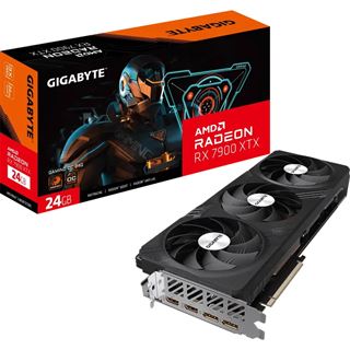 24GB Gigabyte Radeon RX 7900 XTX Gaming OC Aktiv PCIe 4.0 x16 (Retail)