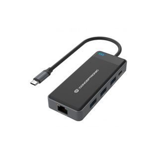 Conceptronic Adapter USB-C->2xHDMI,GbE,PD,3xUSB3.0 0.25 gr