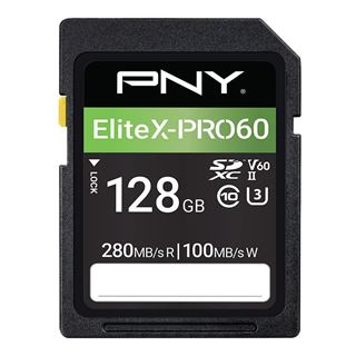 128 MB PNY EliteX-Pro60 SDXC Class 10 UHS-II U3 Retail