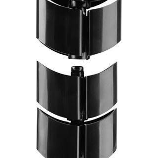 InLine Kabelkanal flexibel, vertikal f&uuml;r Tische, 2 Kammern,