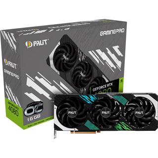 16GB Palit GeForce RTX 4080 GamingPro OC Aktiv PCIe 4.0 x16 (Retail)