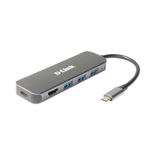 D-LINK 5-IN-1 USB-C HUB W HDMI