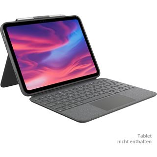 LOGITECH COMBO TOUCH FOR IPAD (10TH GEN) OXFORD GREY - DEU - CENTRAL