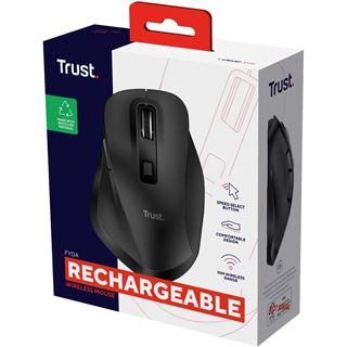 Trust Fyda 2.4 GHz und USB schwarz (kabellos)