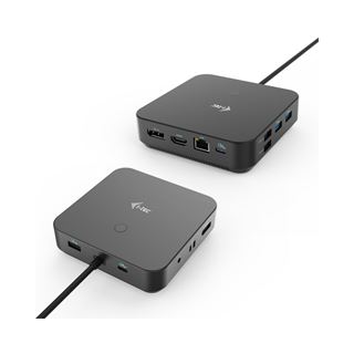 I-TEC USB-C HDMI Dual DP Docking Station with Power Delivery 100 W +