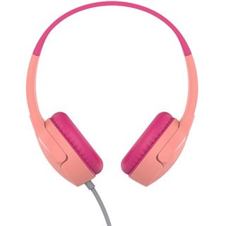 Belkin Soundform Mini Wired On-Ear HEADPHONES FOR KIDS PINK