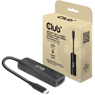 Club 3D Adapter USB 3.2 Typ C > HDMI 2.1 HDR10 8K60Hz aktiv retail