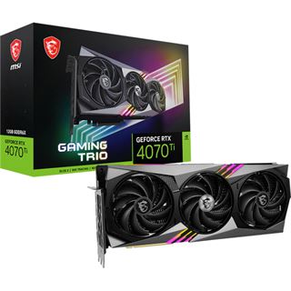 12GB MSI GeForce RTX 4070 Ti Gaming Trio Aktiv PCIe 4.0 x16 (Retail)