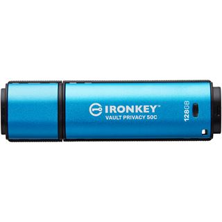 128GB KINGSTON USB-C IRONKEY VAULT P 50C