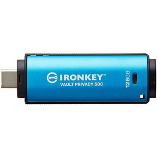 128GB KINGSTON USB-C IRONKEY VAULT P 50C