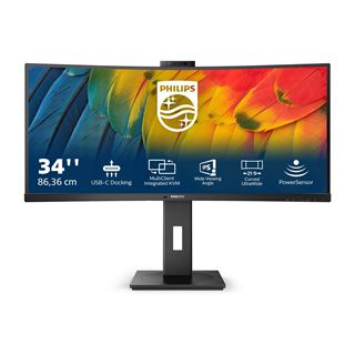 34" (86,36cm) Philips 34B1U5600CH schwarz 3440x1440