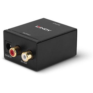 Lindy DA-Wandler,TosLink (optisch) & koaxial an RCA-Stereo