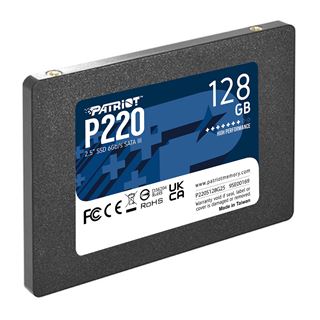 128GB Patriot P220 2.5" (6.4cm) SATA 3D-NAND TLC (P220S128G25)