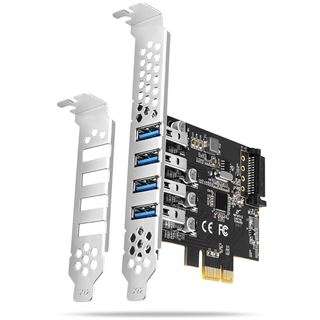 Axagon PCEU-43RS PCIe Adapter 4x USB3.0 UASP VIA, 15-pin SATA