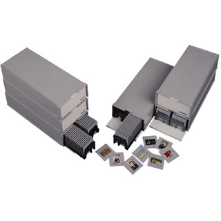 Hama Dia-Magazine Stapelbox, 2er Pack, grau
