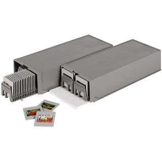 Hama Dia-Magazine Stapelbox, 2er Pack, grau