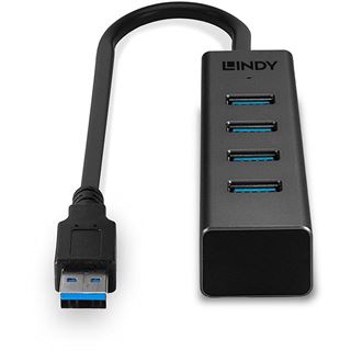 Lindy USB 3.0 Hub 4 Port ohne Netzteil