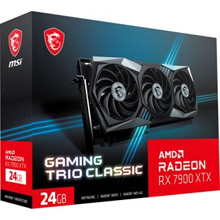 24GB MSI Radeon RX 7900 XTX Gaming Trio Classic Aktiv PCIe 4.0 x16