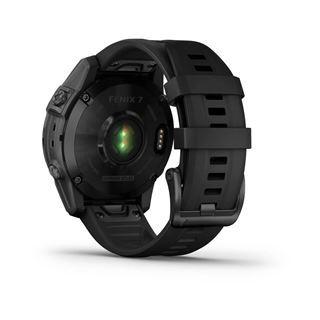 Garmin fenix 7 Sapphire Solar Black Titanium with Black Band