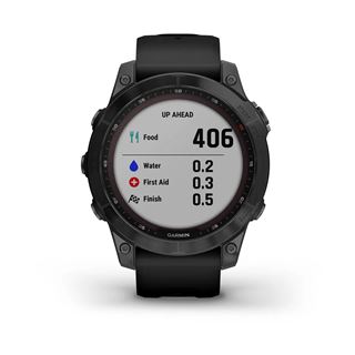 Garmin fenix 7 Sapphire Solar Black Titanium with Black Band