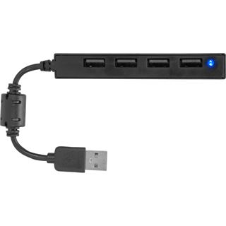 Speedlink USB-HUB SNAPPY SLIM, 4-Port, Passiv, schwarz retail