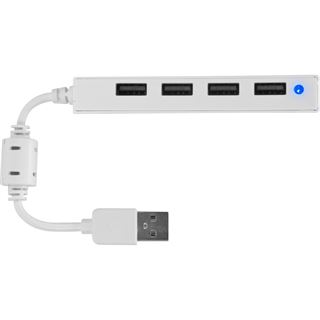 Speedlink USB-HUB SNAPPY SLIM, 4-Port, Passiv, wei&szlig; retail