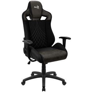 Aerocool EARL AeroSuede Gaming Stuhl - schwarz