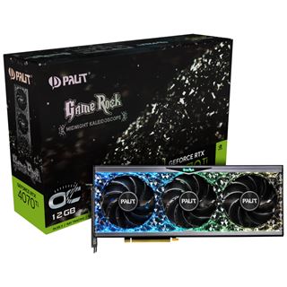 12GB Palit GeForce RTX 4070 Ti GameRock OC Aktiv PCIe 4.0 x16 (Retail)