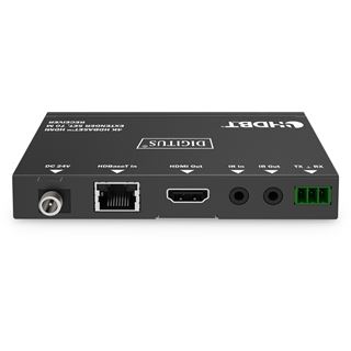 70.00m DIGITUS 4K HDBaseT Extender Set PoC RS232 IR black