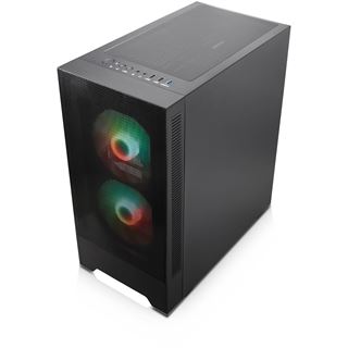 Silentware Flow 100 Midi Tower ohne Netzteil schwarz