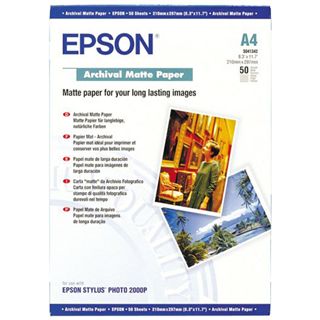 Epson Archival Matte Papier Fotopapier 29.7x21 cm (50 Blatt)