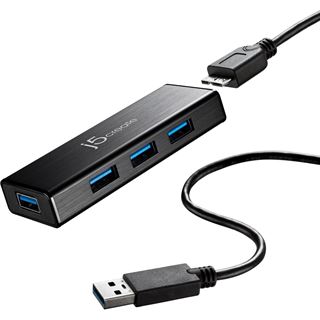 J5CREATE USB 3.0 4-PORT MINI HUB - EU/UK