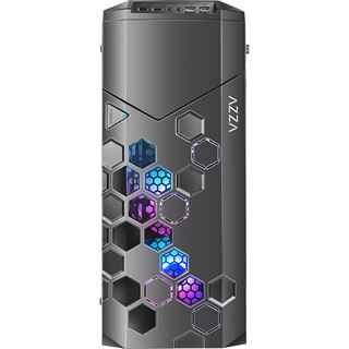 Azza Storm 6000-ARGB Midi Tower ohne Netzteil schwarz