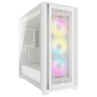 Corsair iCue 5000D RGB Airflow Midi Tower weiss/grau