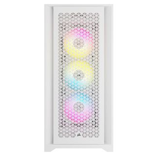 Corsair iCue 5000D RGB Airflow Midi Tower weiss/grau