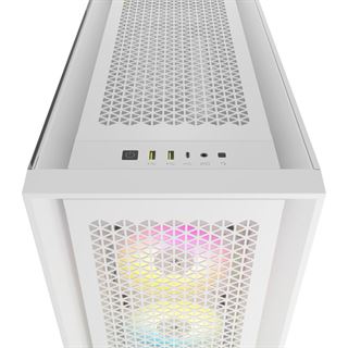 Corsair iCue 5000D RGB Airflow Midi Tower weiss/grau