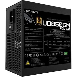 850 Watt Gigabyte UD850GM PG5 Rev. 2.0 Modular 80+ Gold