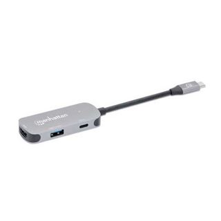 Manhattan USB-C auf HDMI 3-in-1 Docking-Konverter mit PD