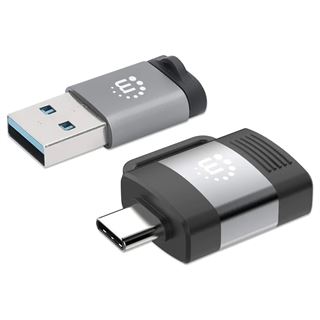 Manhattan 2er Set USB-C auf USB-A & USB-A auf USB-C-Adapter