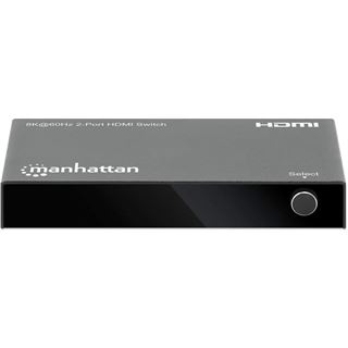 Manhattan 8K@60Hz 2-Port HDMI-Switch 48G IR-Fernbedíenung